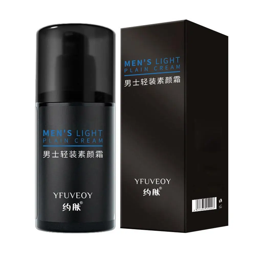 Men Tone Up Face Cream Oil Control Make Up Lazy BB Cream Foundation Moisturizing Whitening Conceal Pores Covering Imperfection