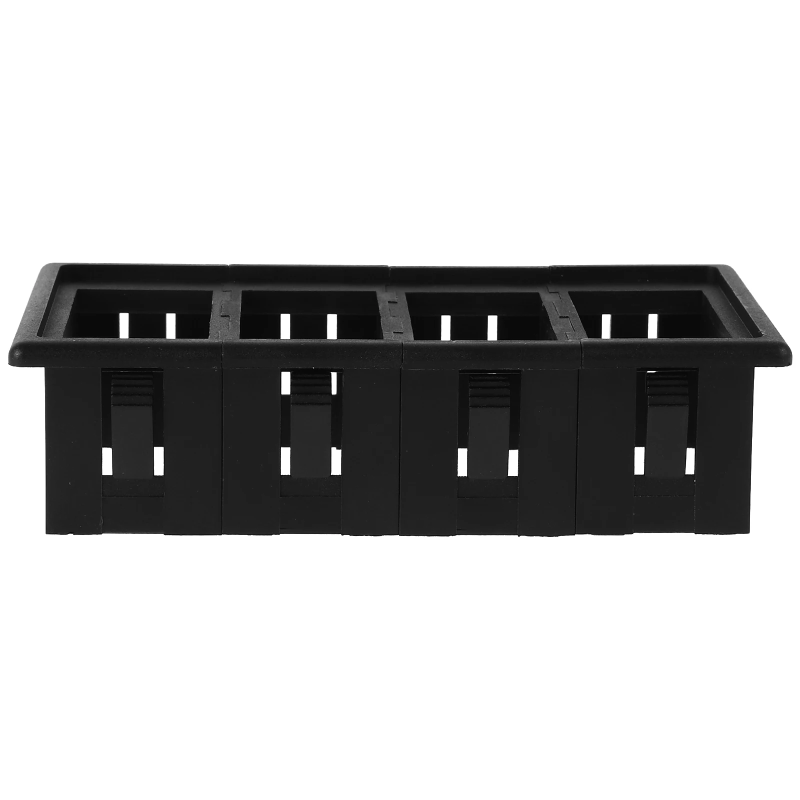 

Car Switch Mounting Frame Durable Waterproof Rocker Clip Panel Holder Abs Plastic Housing Automotive Yacht Easy Install Long