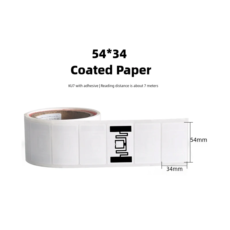 10PCS Lange Afstand RFID UHF Tags Sticker Natte Inlay 860-960mhz Alien U7 EPC Global Gen2 ISO18000-6C