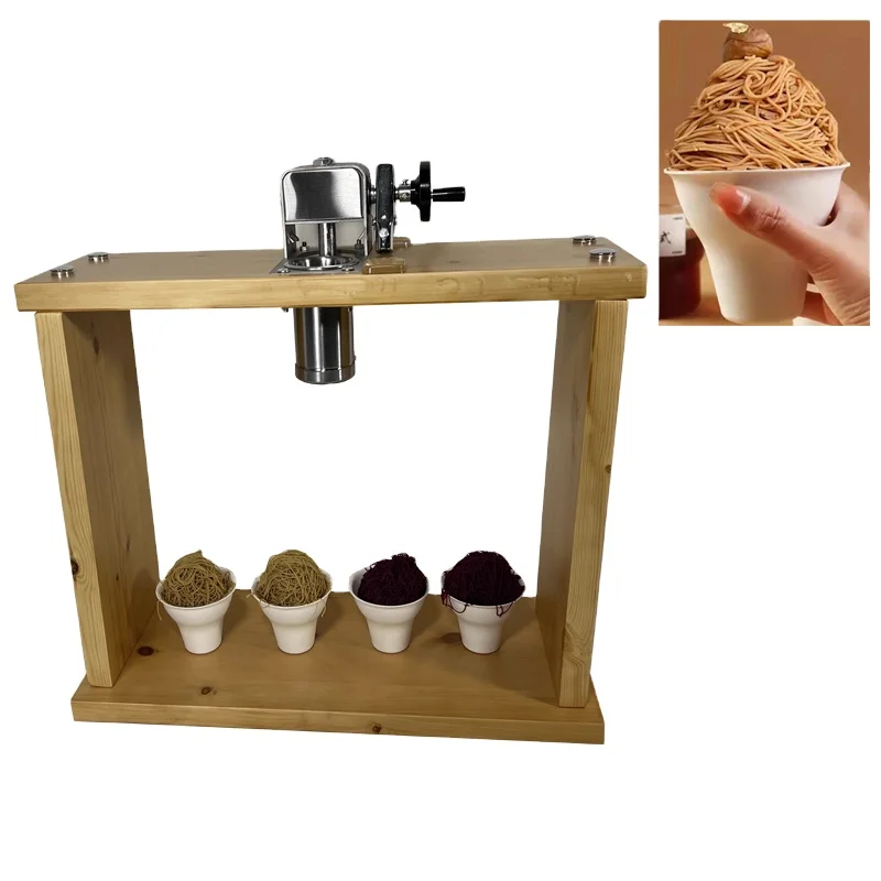Hand Rack Japan Mont Blanc Ice Cream Maker Matha Gelato Noodle Maker Machine Ice Cream Press Maker