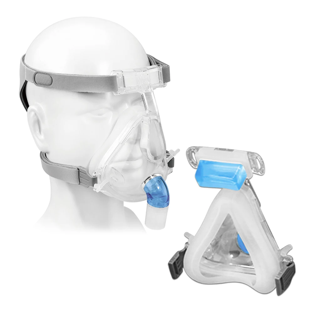 

Носовая маска Полнолицевая маска CPAP Auto CPAP APAP BIPAP Машина Многоразовая маска для лица для носа CPAP Машина против храпа Aiding Sleep