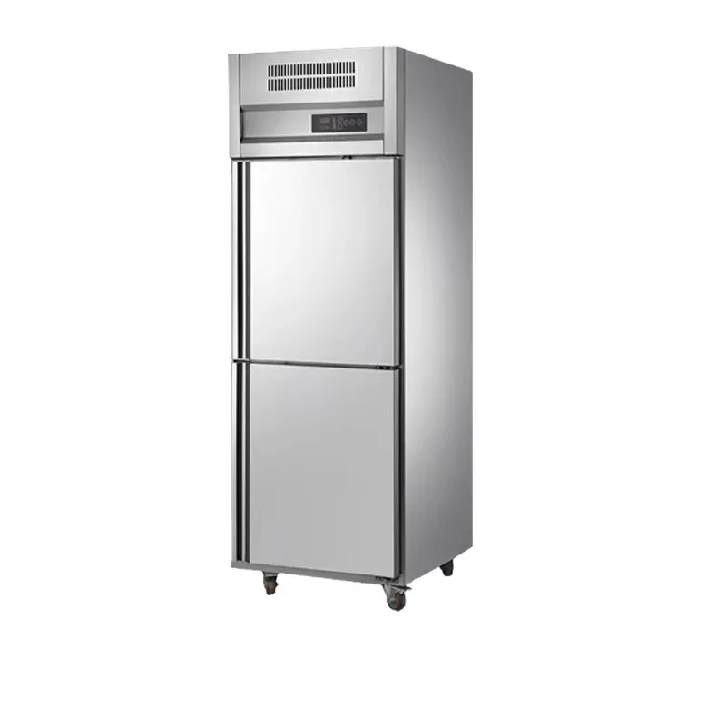 Commercial Restaurant Refrigerator 580L Upright Stainless Steel Freezers Refrigeration Equipment