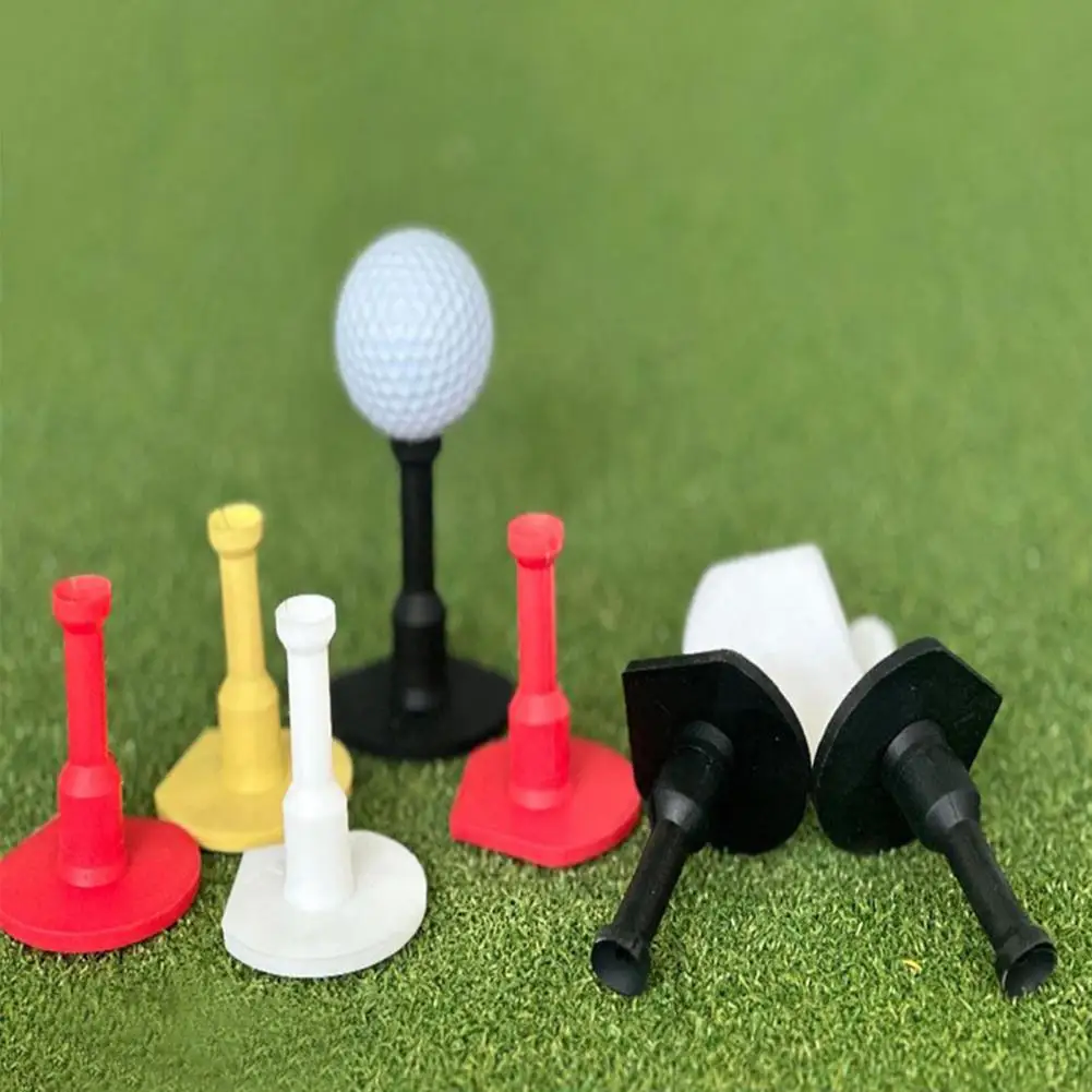 4Pcs Golf Rubber Holders Simple Installation Burr Free Rubber Golf Tees Small Golf Ball Stand Holder Tees