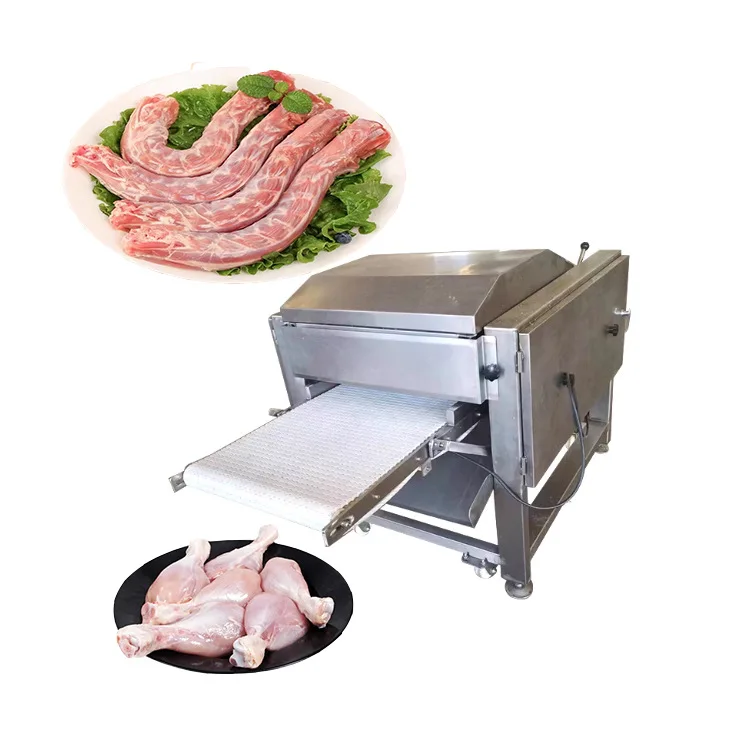 Cost Effective Chick Duck Legs Skinning Machine Drumstick Peeler Chicken Necks Skin Removing Machine Peeling Integrity Rate 99%