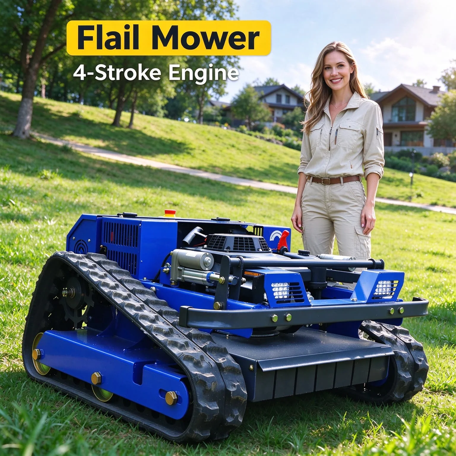 Customized Factory Direct One Key Start Zero Turn robot  Lawn Mower Remote Control Lawn Mower Lawn Mower Robot Easy Operate