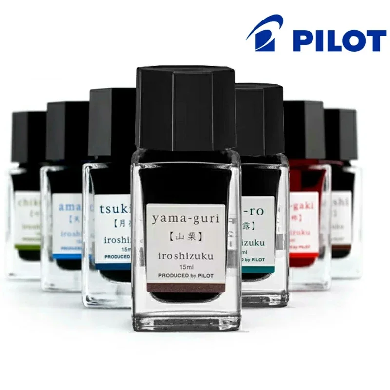

Высококачественные чернила PILOT для перьевой ручки, 15 мл, цветная бутылка на водной основе, чернила, материалы для письма, канцелярские товары, офисные принадлежности