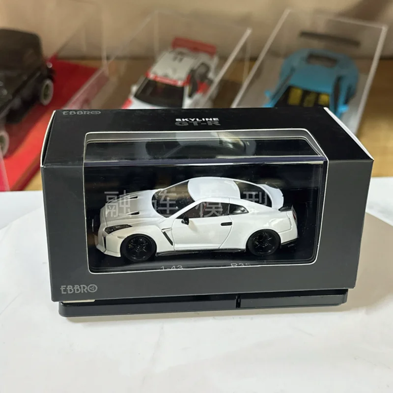 EBBRO 1/43 Scale GT-R R35 Alloy Car Model Static Display Collection Gift Desktop Ornament Replica Toy