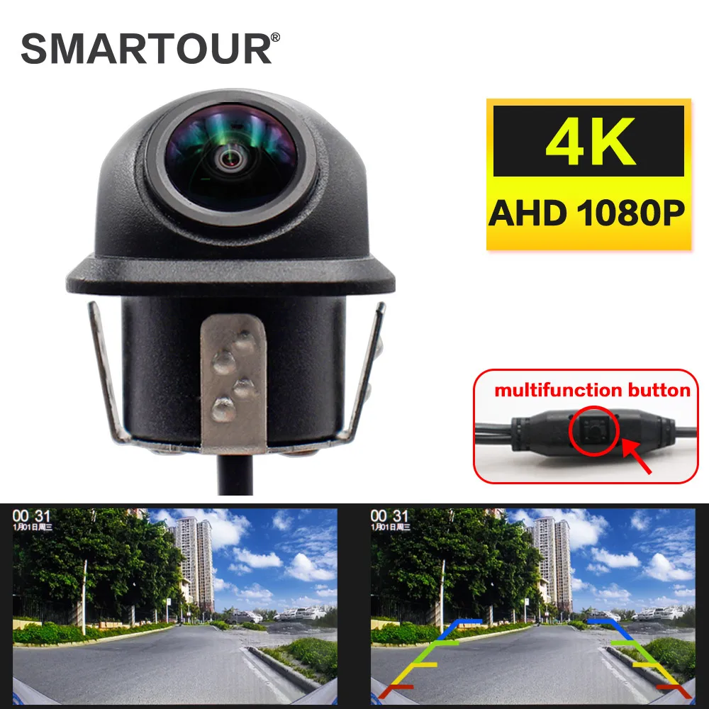 AHD Auto Rückansicht Kamera 1080P Full HD CVBS Rückfahr Hinten Kamera Weitwinkel Nachtsicht Fisheye Len Auto Rückfahr kamera