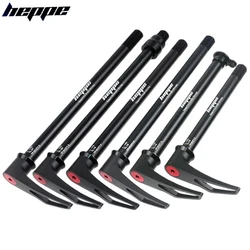 HEPPE MTB Road Bike Thru Axle Front Rear Hub Shaft Skewers 12x142/148 Wheel Axis Hub Shaft Quick Release 120-178mm P1.0/1.5/1.75