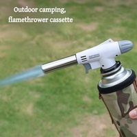 Card burner Outdoor barbecue kitchen baking igniter Flame gun Ceramic core spray gun Small welding torch