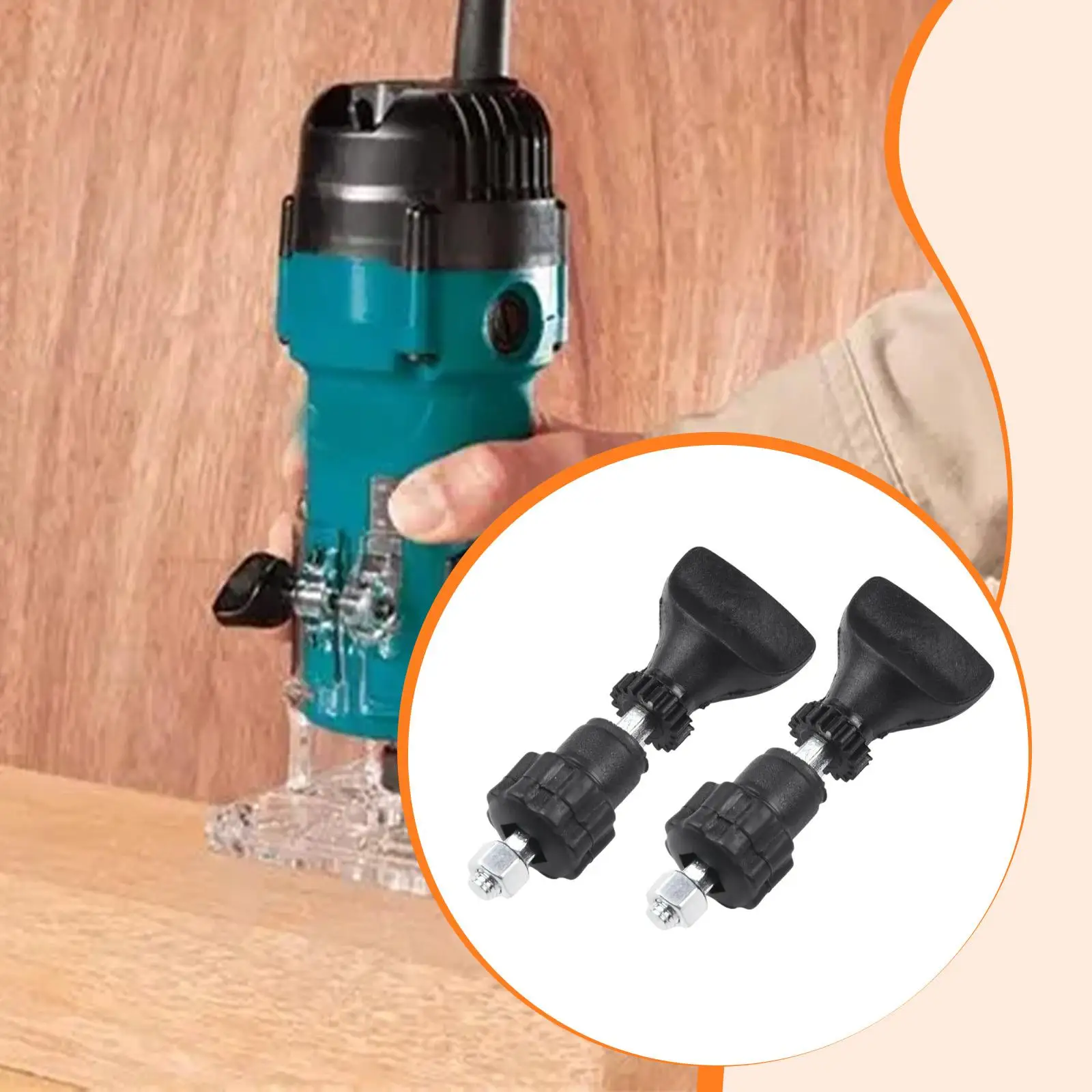 Trimmer Router Base Replacement Screw Shell Accessory for Easy Install Compact Electric Woodworking Machine