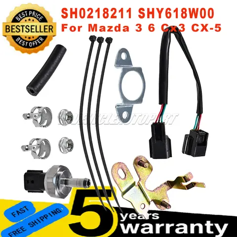 디젤 배기 가스 압력 센서 키트, 마쓰다 3 6 Cx3 CX-5 2.2 D SH0218211 SHY618W00