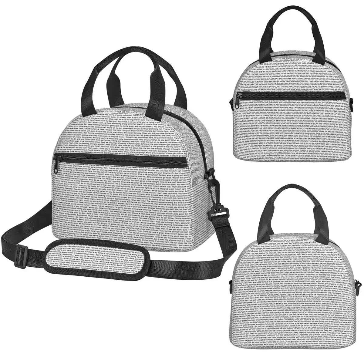 Entire Twilight Movie Script Insulated Lunch Bag for Women Office Cooler Thermal Box Tote Leakproof Lunch Boxes