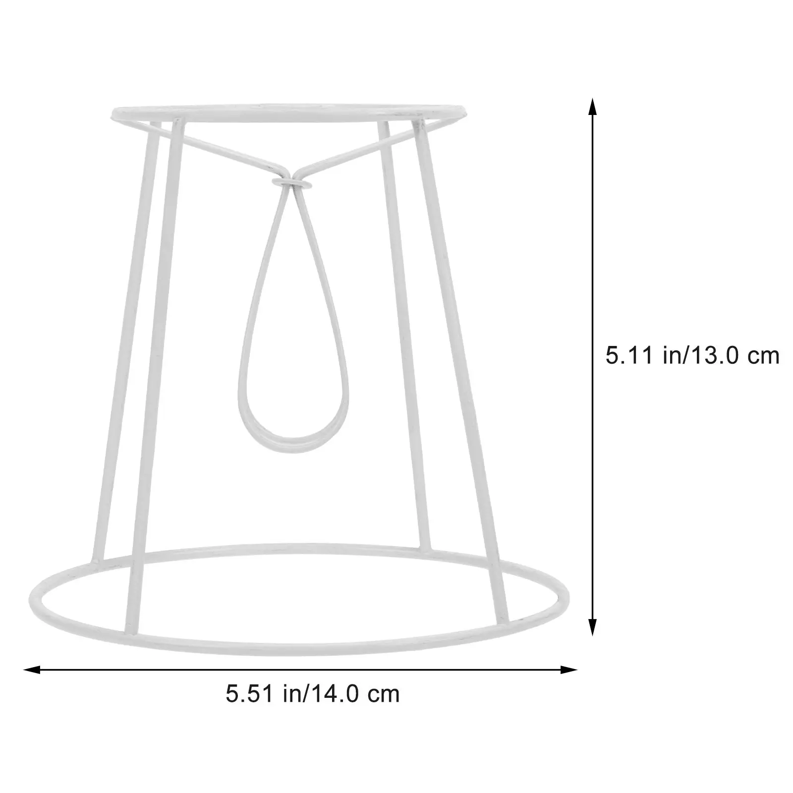 2Pcs Strong Iron Lampshade Frame DIY Lampshade Bracket for Table Floor Ceiling Pendant Lamps Home Decor Craft Lighting Fixture
