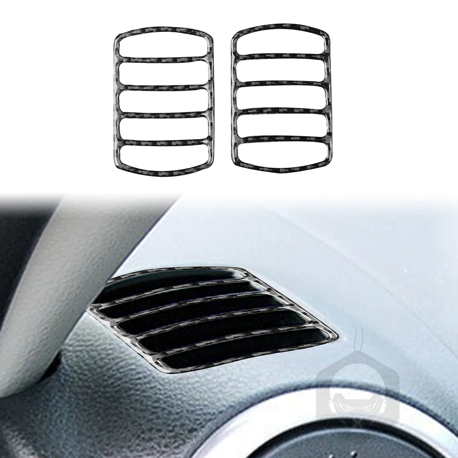 For SUZUKI Grand Vitara 2006—2013 Carbon Fiber Interior Accessories Dashboard Air Outlet Speedometer Gear Shift Panel Sticker