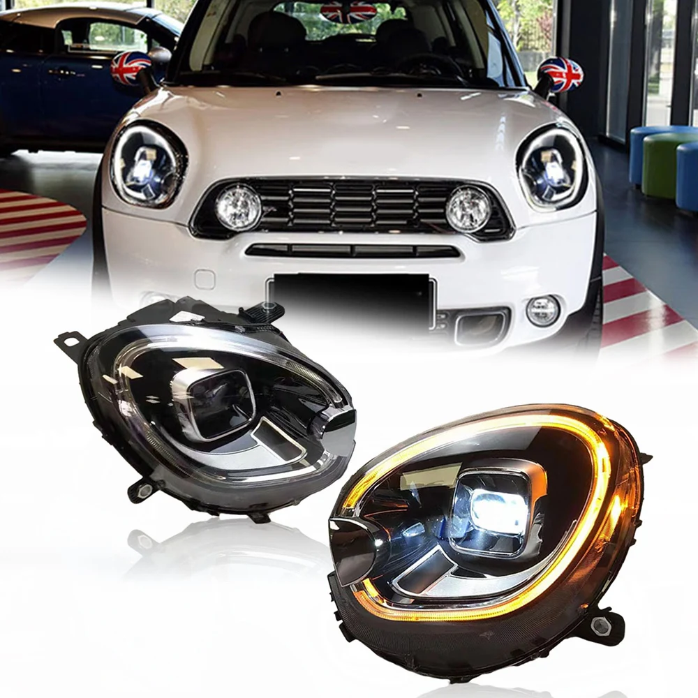 LED HeadLights for BMW MINI R60 11-16 LHD RHD style full led DRL Car head lamp Assembly Signal Auto Accessories Modified Lamp