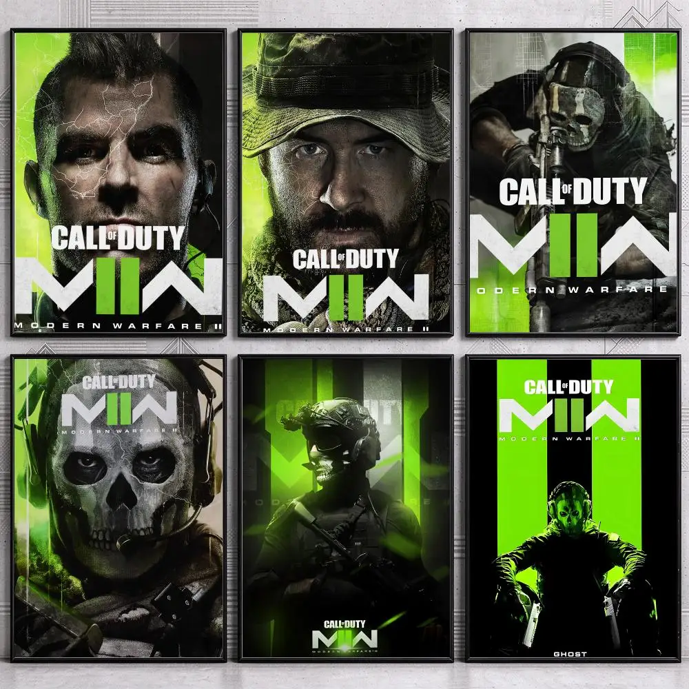 Popular Action Game C-Call of Duty Poster Wall Art Print Sticker for Bedroom Living Room Dorm Office Modern Home Decor Gift