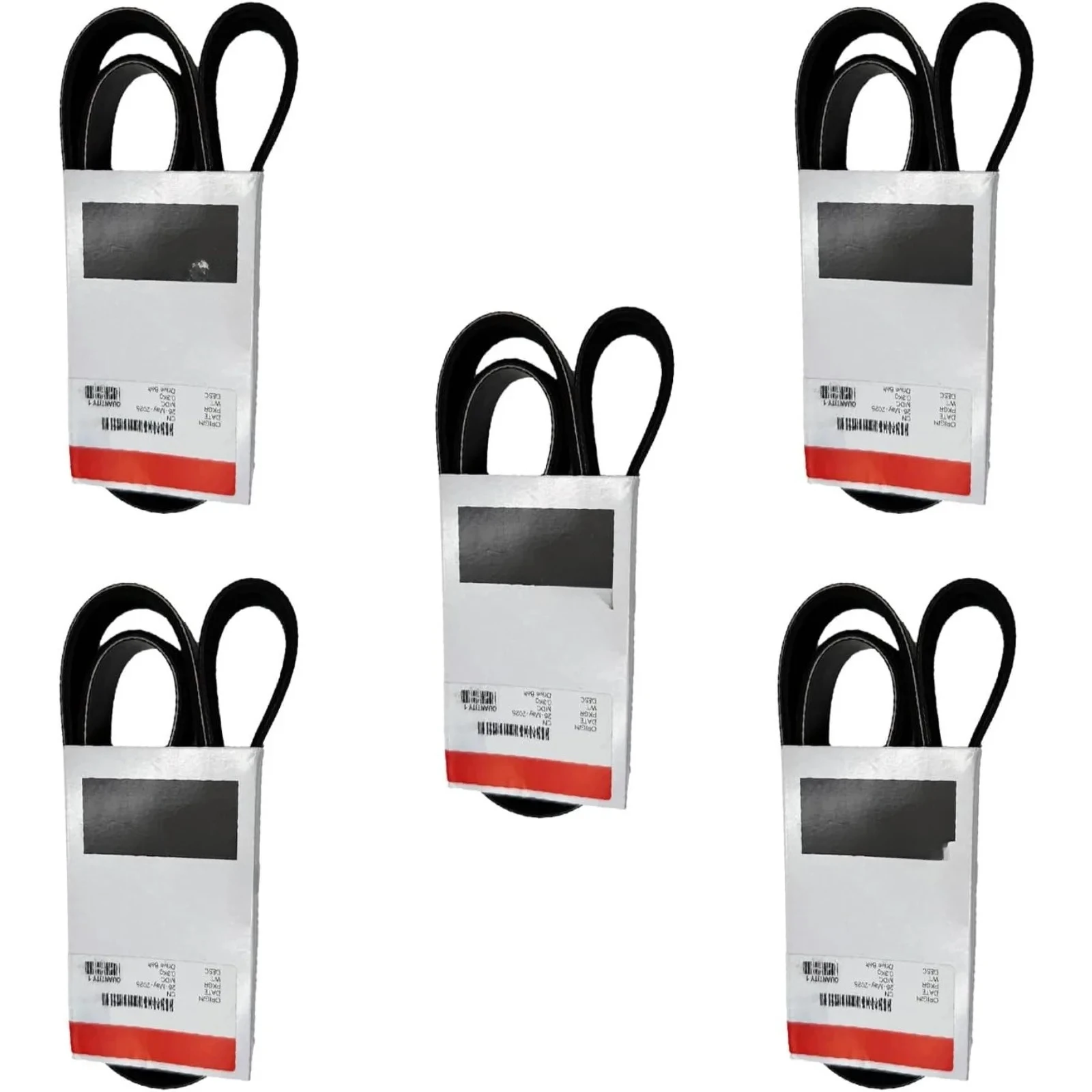 5PCS V Ribbed Belt 205913 For Cummins Engine