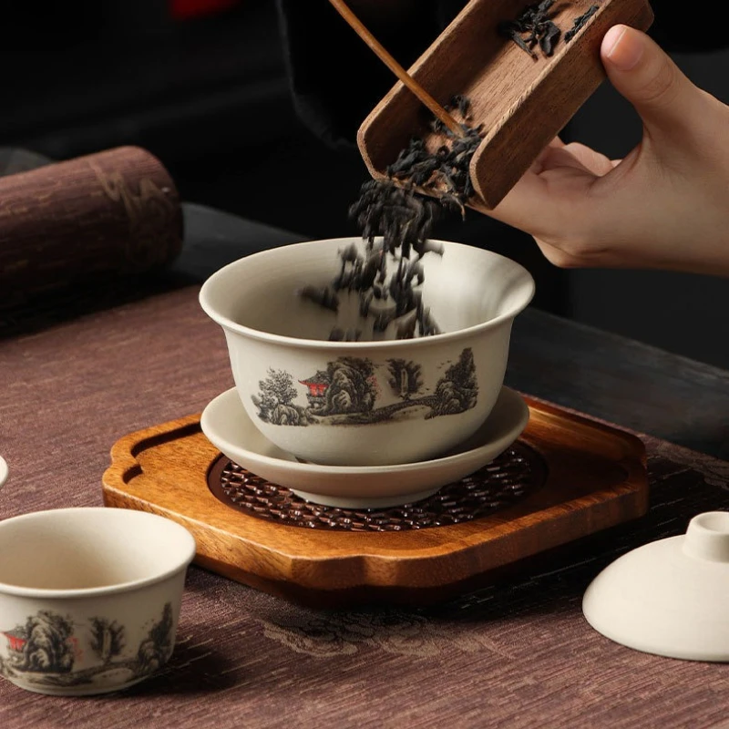 Stoneware Kungfu TeaSet - Sanc - đánh giá và giá Korean Tea Set