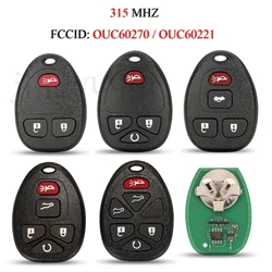 jingyuqin Remote Smart Car Key For Buick Chevrolet Cadillac GMC Suzuki 3/4/5/6 Buttons 315Mhz OUC60270/OUC60221 Keyless-Go