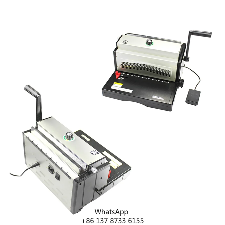 Manual Double Loop Wire Binding Machine ET8707 Office Double Wire Binding Machine Binding Wire Machine
