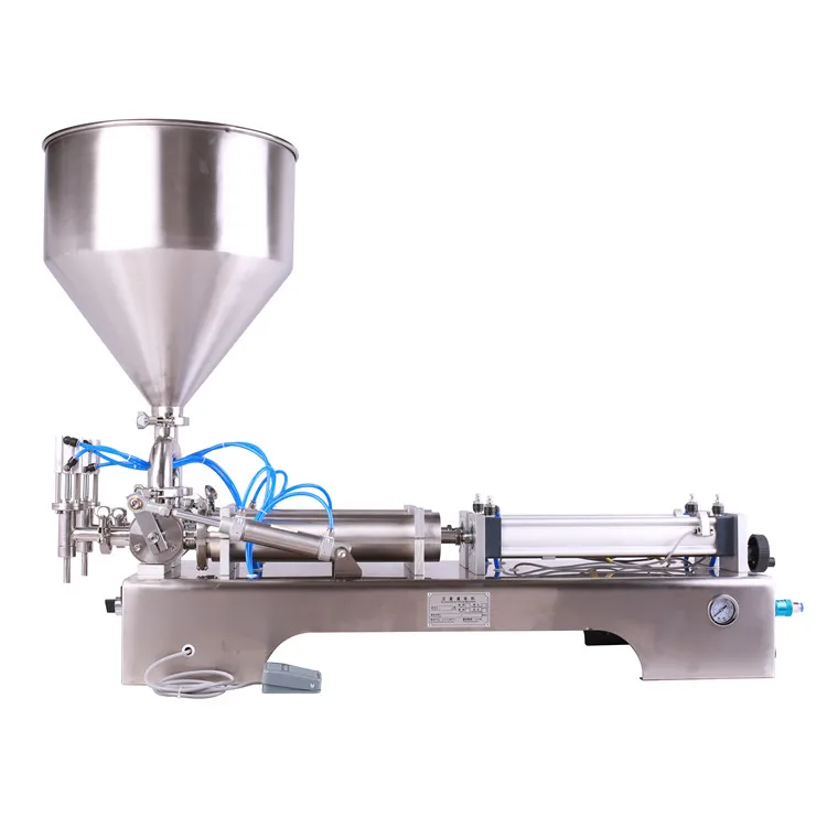 Automatic Electric Sauce Machines For Small Businesses Paste Filling Technical Equipment For Beverage Chemical Plastic Case
