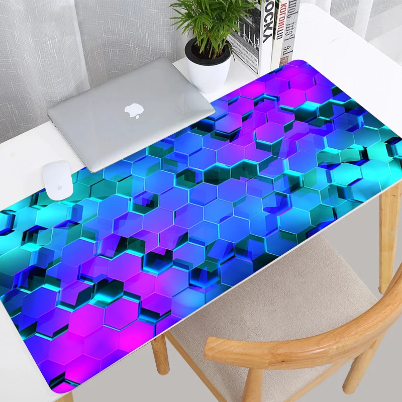 

Geometry Pad Large Black Gaming Mouse Pad Floral Mousepad Gamer 900x400 Rubber Keyboard Mats Desk Pad Mat Table Mausepad Carpet