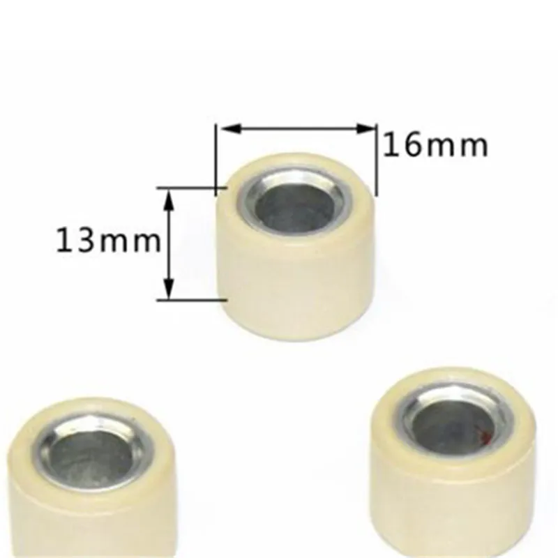 6Pcs Motorcycle Drive Pulley Driving Wheel Variator Roller Modified Scooter Engine Parts Motorcycle Tools Accessories