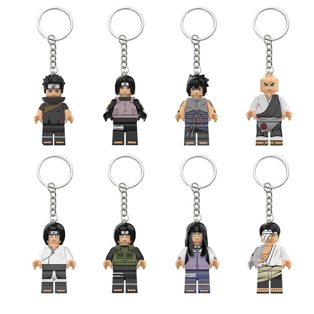

Наруто Учиха Шишуй аниме фигурка брелок креативные строительные блоки мультфильм кулон сумка брелок аксессуары игрушки подарки