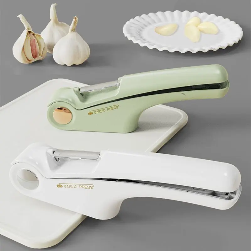 Multifunctional Garlic Press Machine Grater Carrot Potato Peeler Kitchen Tool Garlic Grinding Crusher Canned Food Can opener