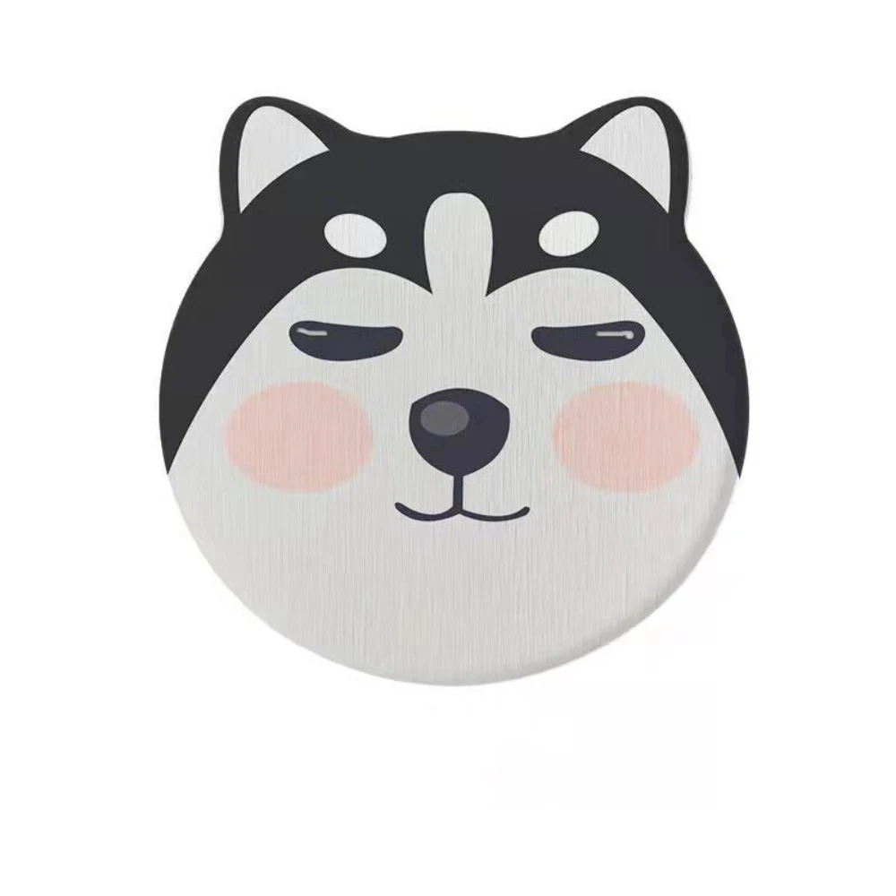 Cute Animal Coaster Circular Anti Slip Insulated Dining Mat Diatomite Heat-insulating Wine Glass Coasters