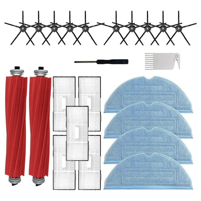 For Roborock S7 S7 Plus S7 Maxv S7 Maxv Plus T7 T7S Robot Vacuum Cleaner Main Side Brush Hepa Filter Mop Cloth Parts