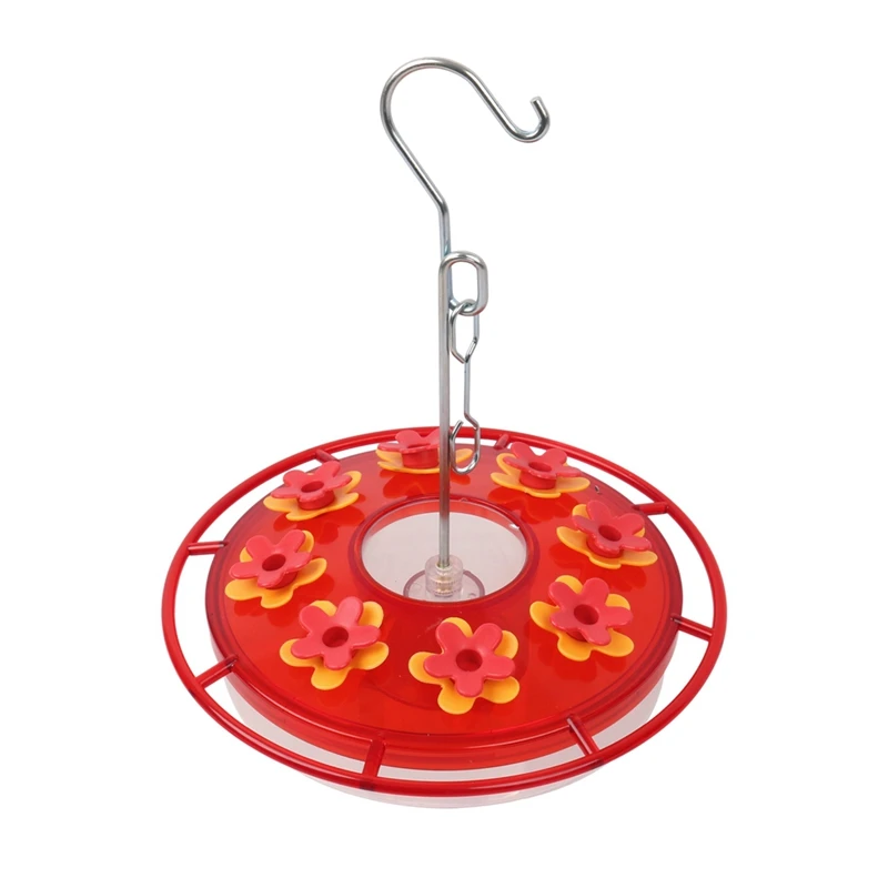 

Кормушка для птиц, подвесная красная кормушка для птиц с крючками, кормушка для птиц