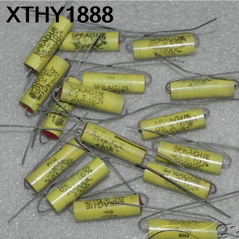 5PCS 430P 2000V 503 0.05UF 10X32MM Coupled Thin Film Capacitors