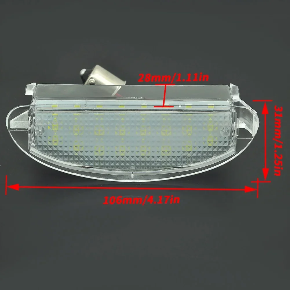 1 luz LED de 12V para matrícula de Renault Clio 2, luces de matrícula de alto brillo para Renault Twingo, sin errores, fácil instalación