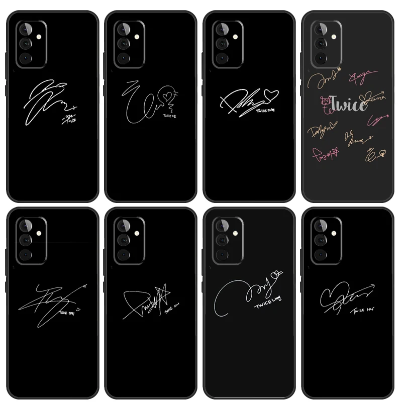 Twice Signature Case For Samsung Galaxy A53 A33 A23 A13 A52 A32 A22 A12 A51 A71 A14 A24 A34 A54 A52S Coque