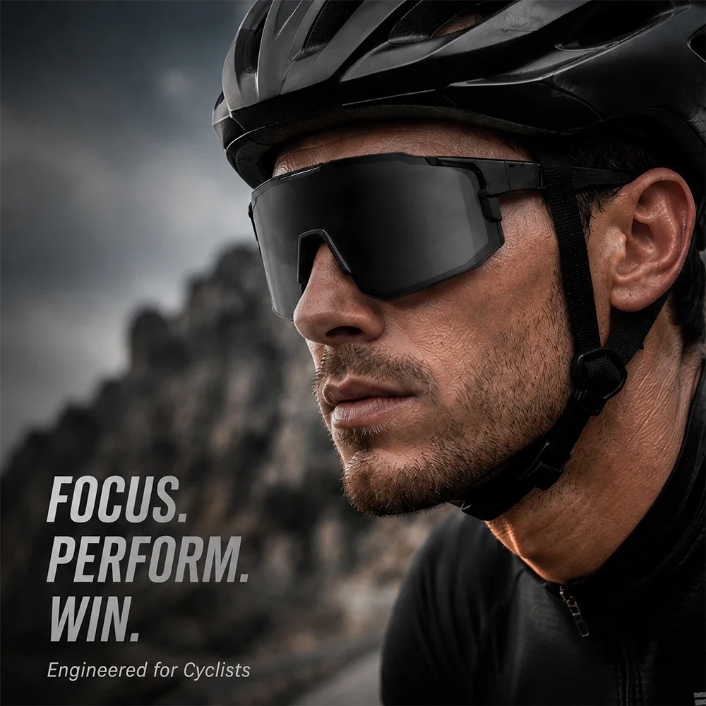 Cycling Sunglasses Men Women UV400 Sports Glasses Windproof Outdoor Road Bike Eyewear Riding Fishing Running UV400 Oculos