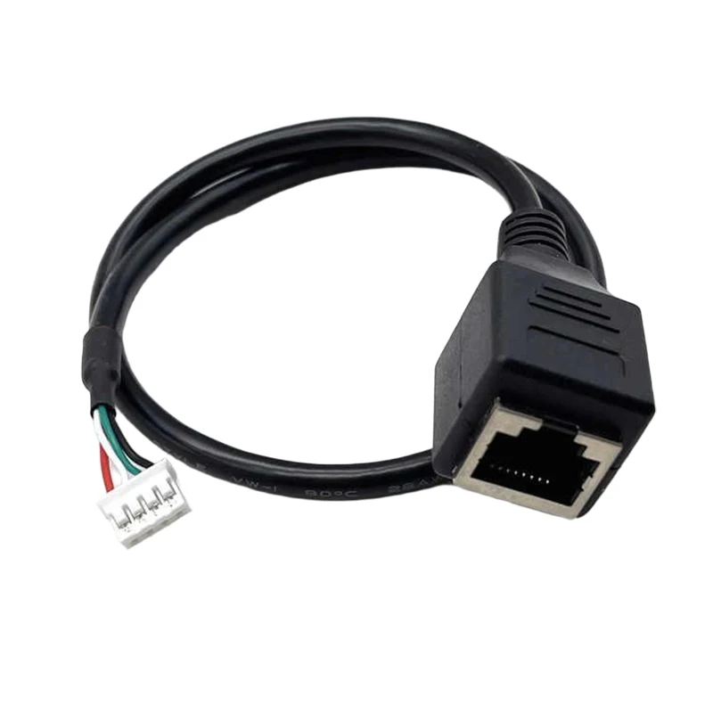 RJ45 to PH2.0 Wire Connector 4pin White 1.25mm Industrial Control Motherboard Pin Wire PH2.0 to RJ45 Terminal Touch Screen Wire