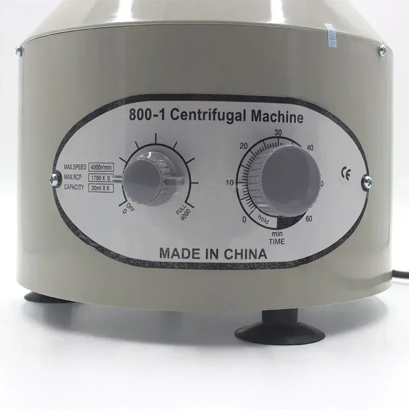 800-1 Electric Laboratory Centrifuge machine Supplies prp Isolate serum 4000rpm 1760g 6pcs 20ml centrifuge tube