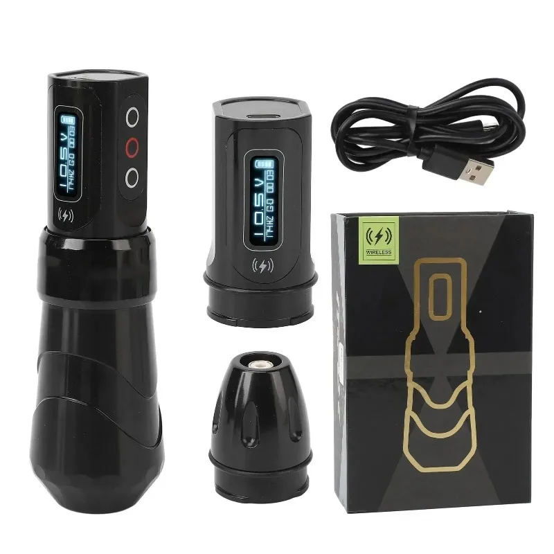 

Wireless Tattoo Machine Wireless Tattoo Machine Pen Double Battery Connector for Tattoo Shop for Cartridges Nee-dles