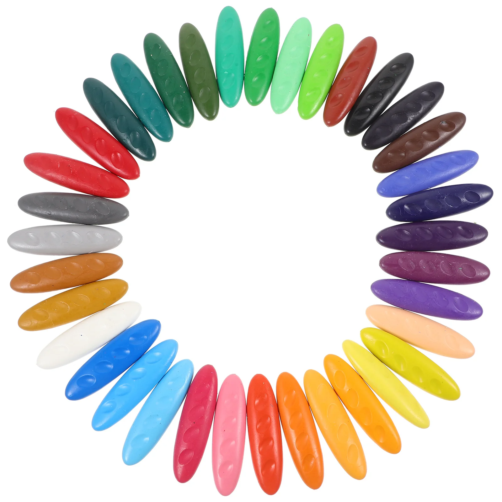 

36Pcs Washable Crayons with Dot Texture Strong Hold No Slip Ideal for Kids Painting and Creative Development Activities