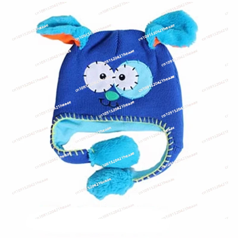 

Suitable for Dancing Hat Movable Ears Hat Funny Children Earmuffs Hat Magical Cartoon Funny Sleeve Cap