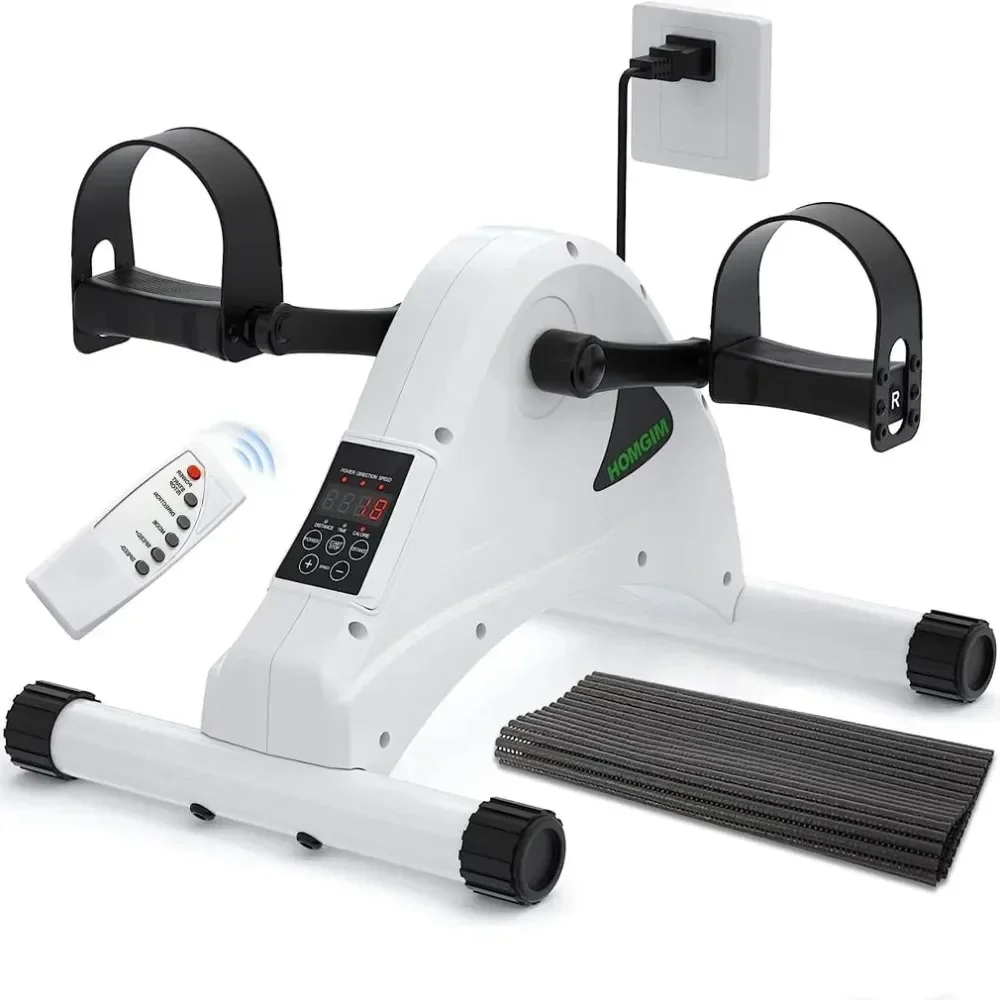 

A Exerciser Under Desk Bike Mini Exercise Bike for Leg/ Arm Cycling Exercise Portable Peddler with LCD Display