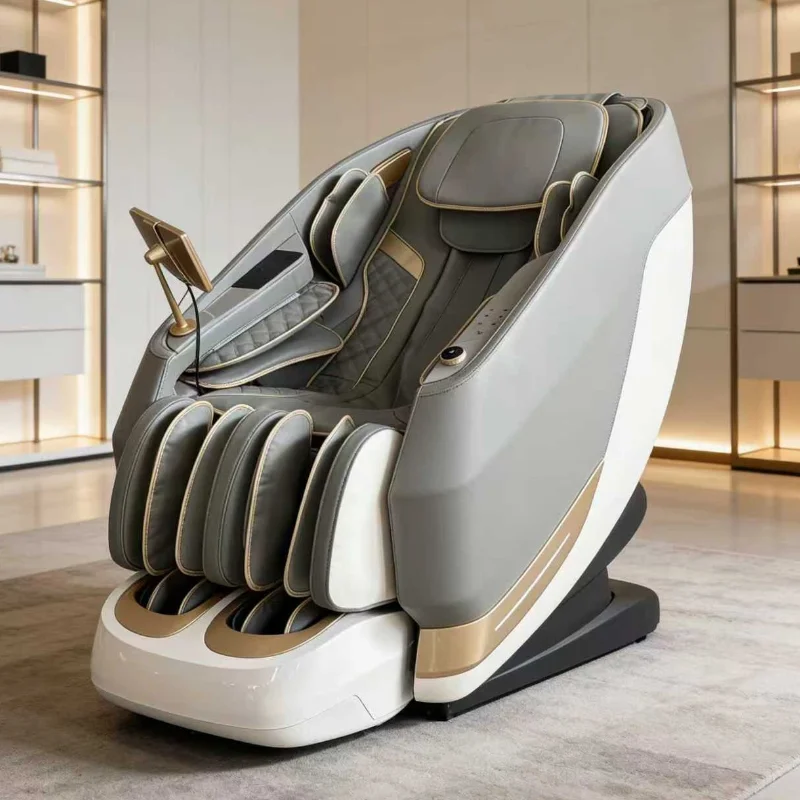 Zhipin 2026 Electric PU Leather ETL Certified Sitting Massage Seat Wireless Charging Quick Toggle Button Full Body Zero Gravity