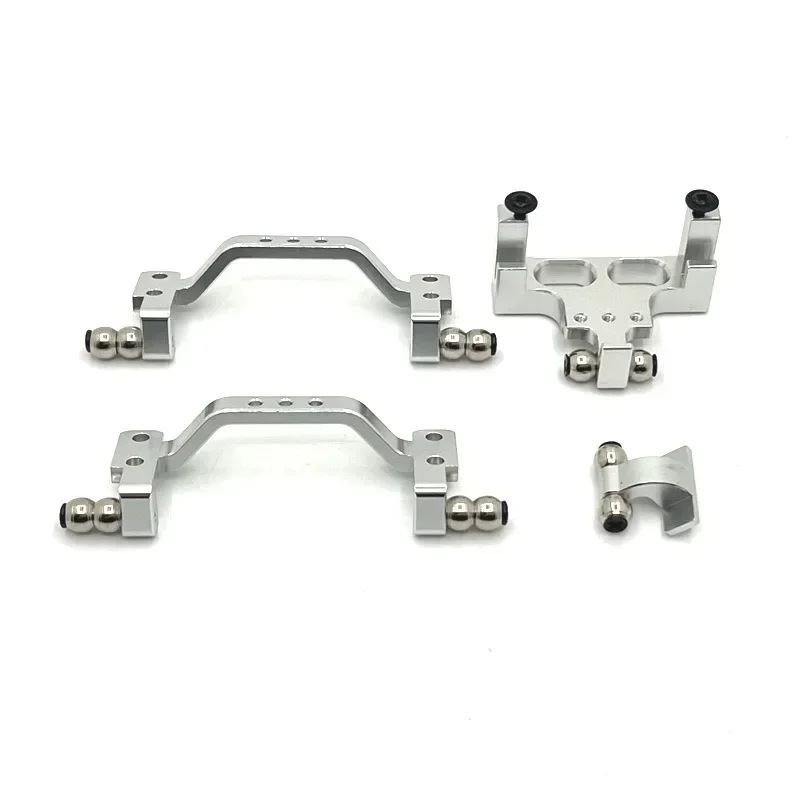 FÜR WPL 1/16 C64 RC Fernbedienung Auto Teile Metall Upgrade Vorne und Hinten Zugstange Sitz Lenkgetriebe Festen Sitz