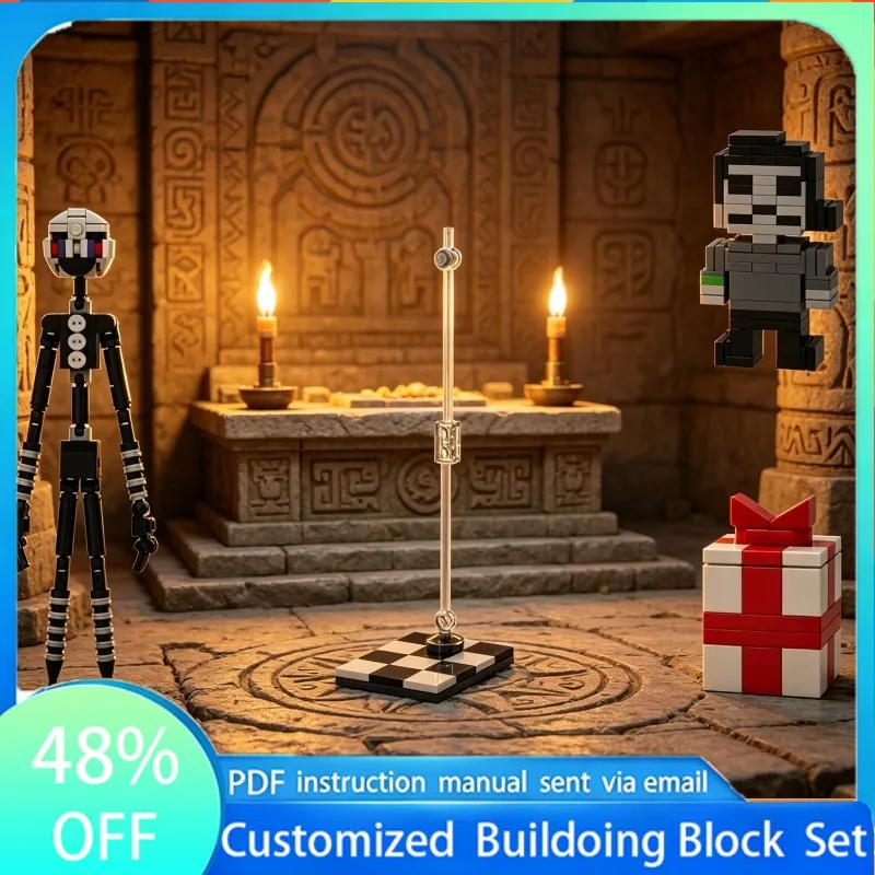 

246 PCS Popular Game Character Series String Puppet Bot MOC Customize Modular Building Block Technology DIY Assembly Toy Gift