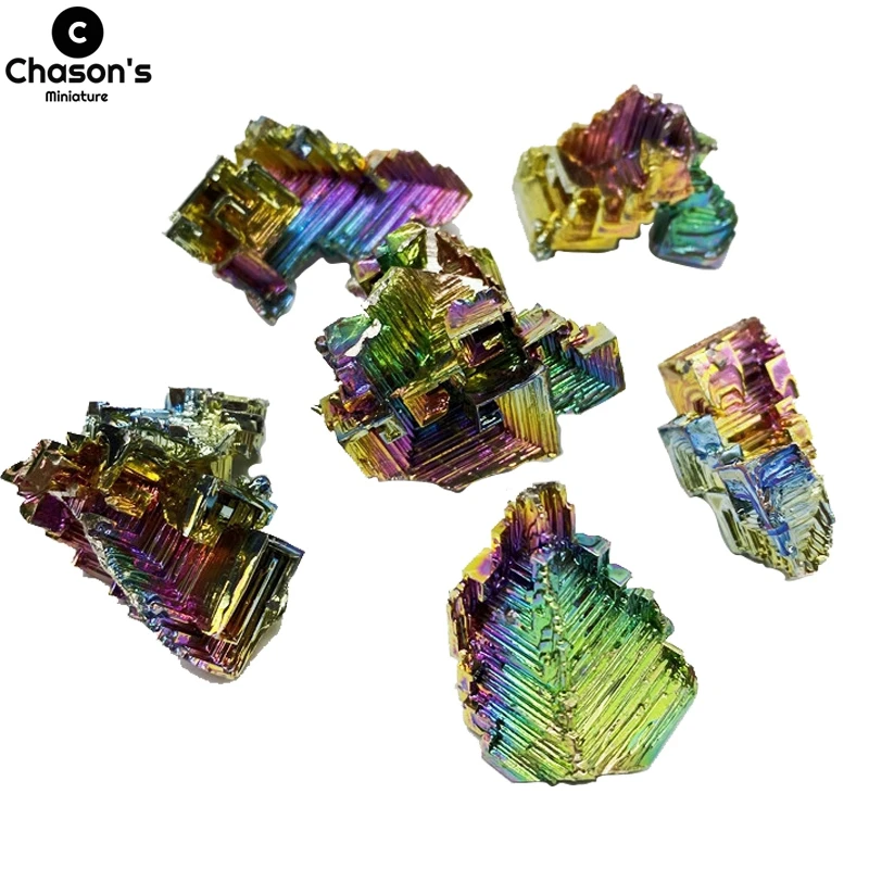 10-30g BismuthMetal Miner Bismuth Gemstone Reiki Healing Stone Home Decoration Raw Crystals Witchcraft Wicca Car Decor