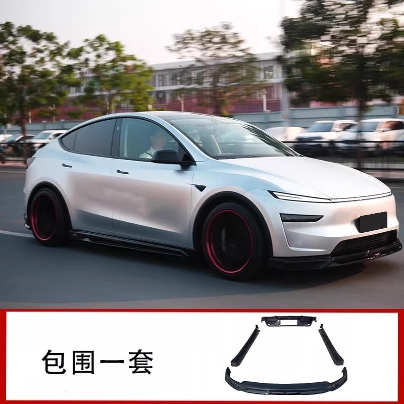 

Gloss Black Front Shovel Side Skirts Rear Lip for Tesla Model Y Modified New Style ABS Material Car Body Kit
