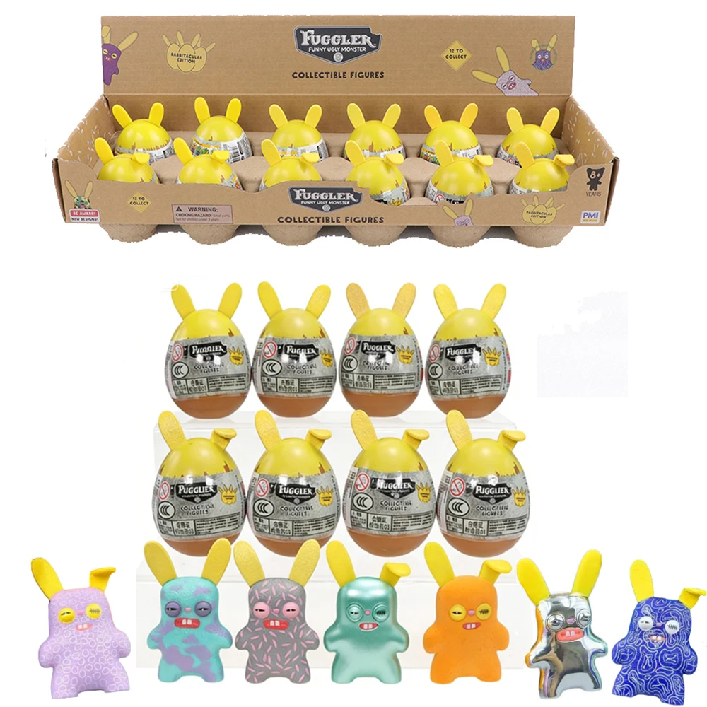 

Fuggler Original Capsule Doll Easter Kinder Surprise Eggs Blind Box Rabid Rabbit Funny Ugly Monster Random Toy Model Toys Gift