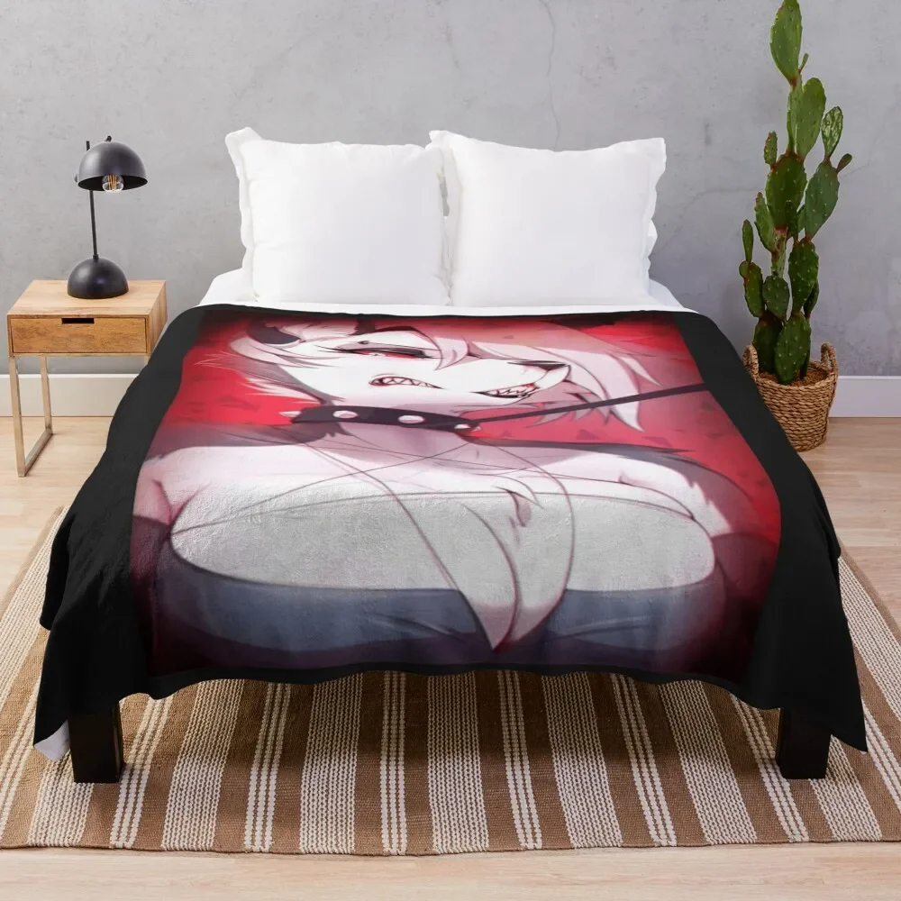 

Helluva Boss Loona Classic . Throw Blanket Comforter sofa bed Thermal Camping Blankets